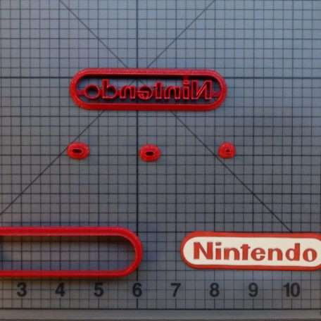 Nintendo Logo 266-B694 Cookie Cutter Set