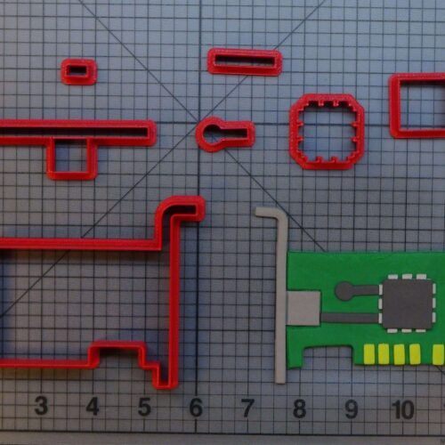 PC Network Card 266-B657 Cookie Cutter Set