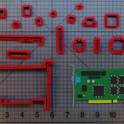PC Video Card 266-B656 Cookie Cutter Set