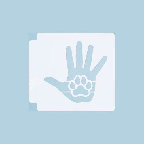 Paw Hand 783-B355 Stencil