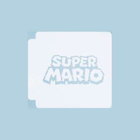 Super Mario Logo 783-A962 Stencil