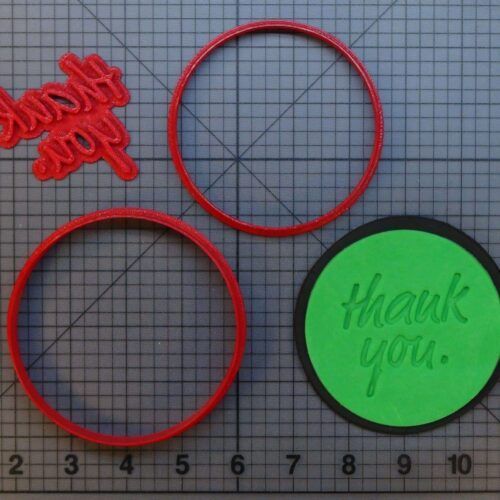 Thank You 266-B733 Cookie Cutter Set