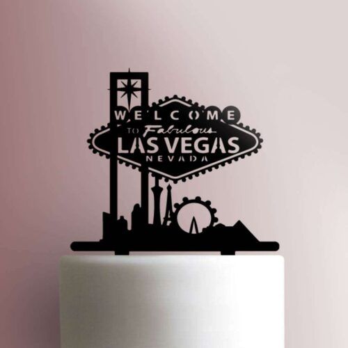 Welcome to Fabulous Las Vegas Skyline 225-740 Cake Topper