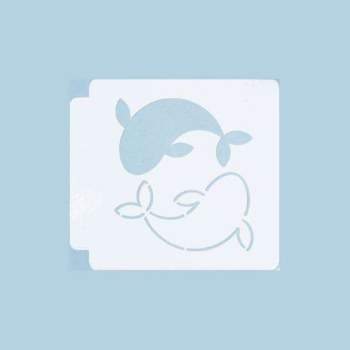 Yin Yang Fish 783-B270 Stencil