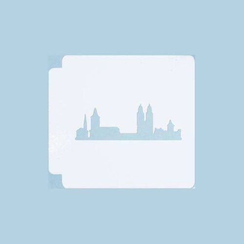Zurich Switzerland Skyline 783-B084 Stencil