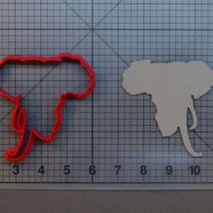 Africa Map with Elephant 266-B884 Cookie Cutter