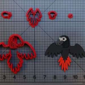 African Grey Parrot 266-B862 Cookie Cutter Set