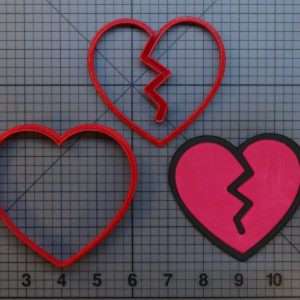 Broken Heart 266-B873 Cookie Cutter Set