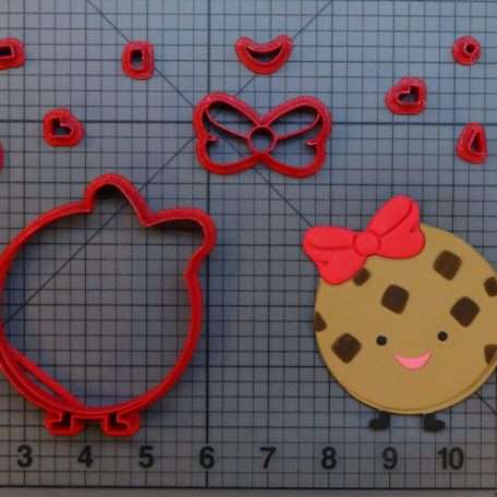 Cookie with Bow 266-B955 Cookie Cutter Set