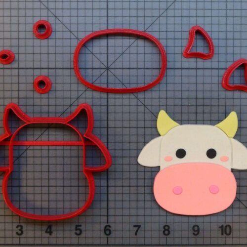 Cow Face 266-B957 Cookie Cutter Set