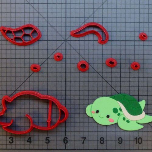 Cute Sea Turtle 266-B879 Cookie Cutter Set