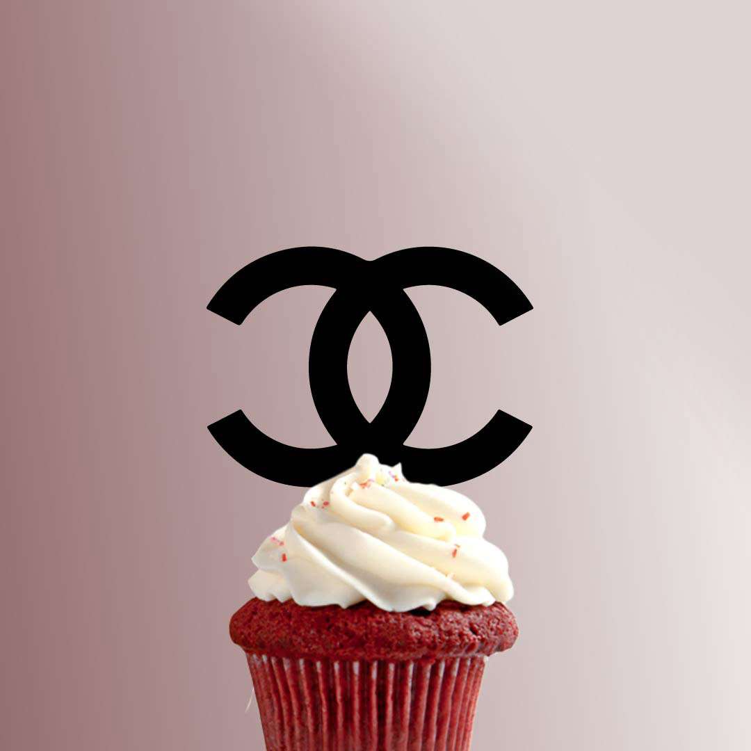 Chanel Cupcake Topper 