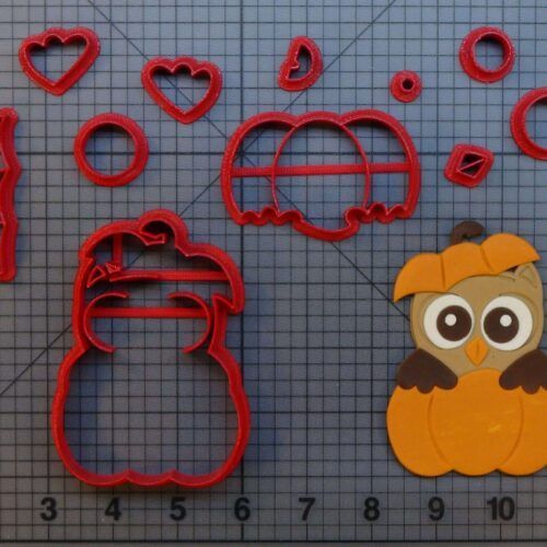 Owl in Pumpkin 266-B963 Cookie Cutter Set