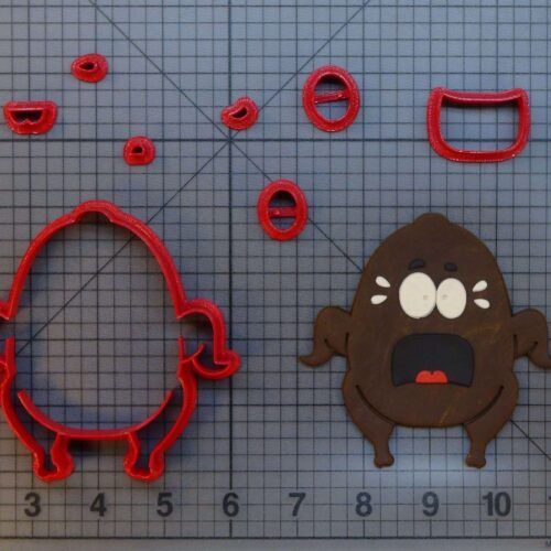 Scared Turkey 266-B970 Cookie Cutter Set