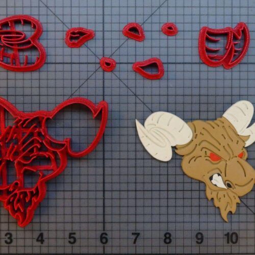 Scary Ram 266-B772 Cookie Cutter Set