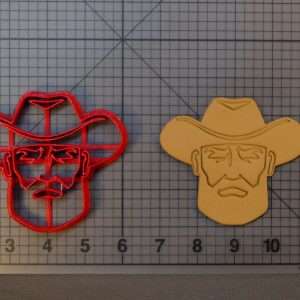 Bearded Cowboy 266-C134 Cookie Cutter