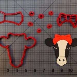 Cow Face 266-C167 Cookie Cutter Set