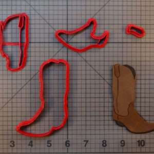 Cowboy Boot 266-C170 Cookie Cutter Set