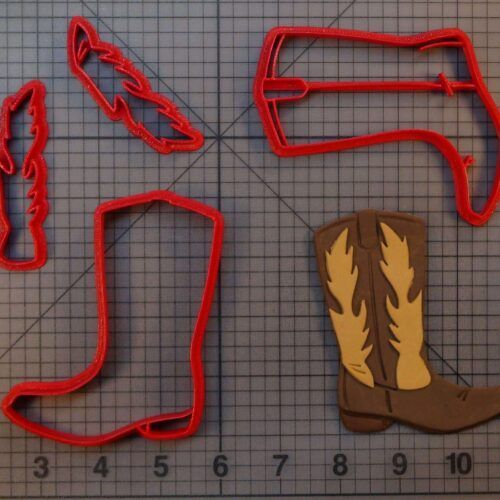 Cowboy Boot 266-C171 Cookie Cutter Set