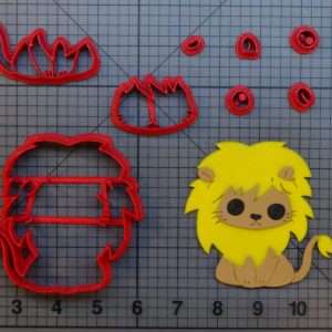 Cute Lion 266-B880 Cookie Cutter Set