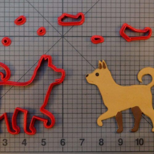 Emoji Dog 266-C173 Cookie Cutter Set