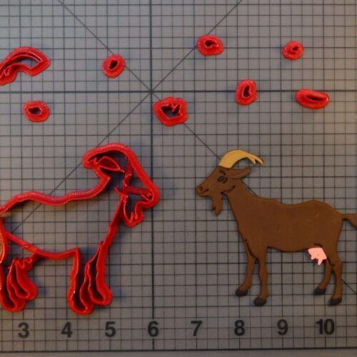 Goat 266-C177 Cookie Cutter Set