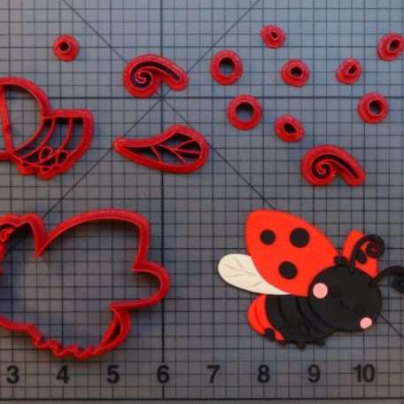 Lady Bug 266-C022 Cookie Cutter Set