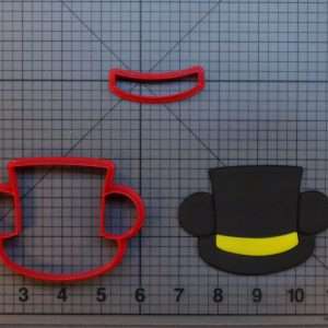 Mickey Mouse Ears Top Hat 266-C099 Cookie Cutter Set
