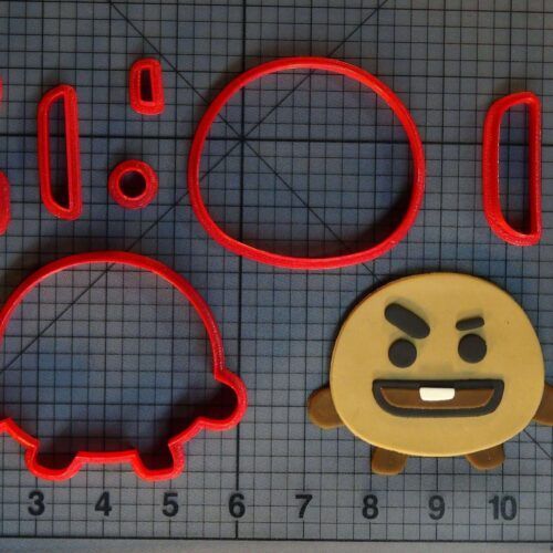BT21 - Shooky 266-C367 Cookie Cutter Set