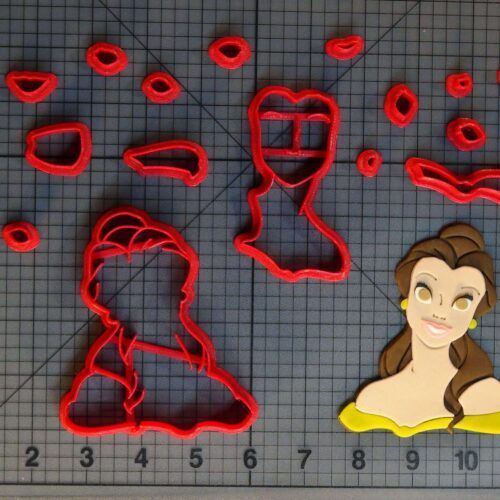 Beauty and the Beast - Belle 266-C405 Cookie Cutter Set