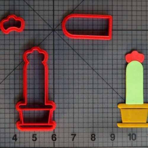 Cactus Plant 266-C370 Cookie Cutter Set