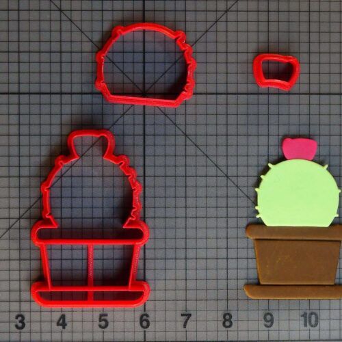 Cactus Plant 266-C372 Cookie Cutter Set