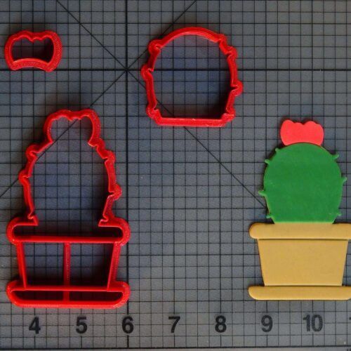 Cactus Plant 266-C373 Cookie Cutter Set