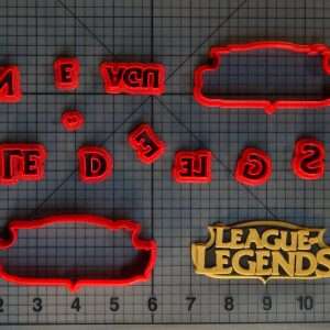 League of Legends Logo 266-C382 Cookie Cutter Set