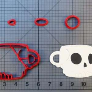 Skull Mug 266-C232 Cookie Cutter Set