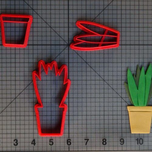 Snake Plant 266-C384 Cookie Cutter Set