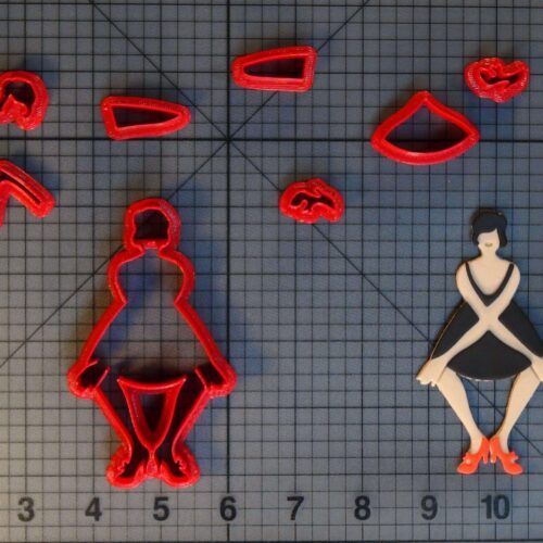 1920s Charleston Flapper 266-C509 Cookie Cutter Set