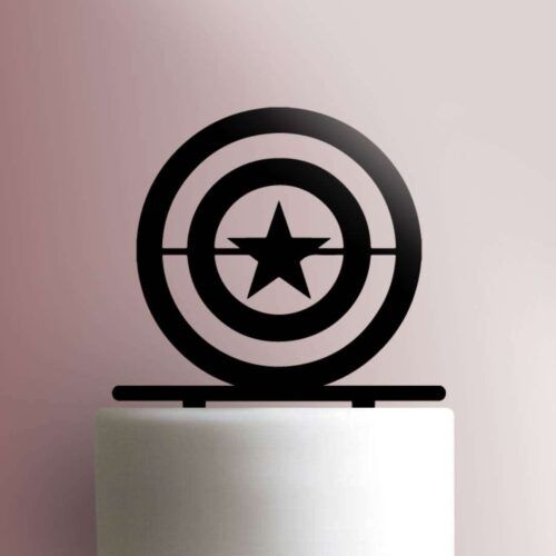 Captain America Shield 225-764 Cake Topper