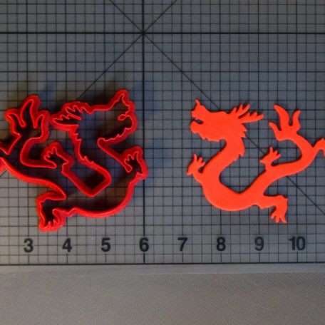 Chinese Dragon Silhouette 266-C450 Cookie Cutter