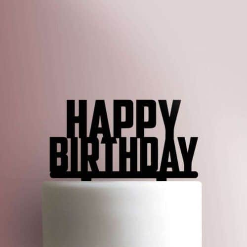 Happy Birthday 225-769 Cake Topper