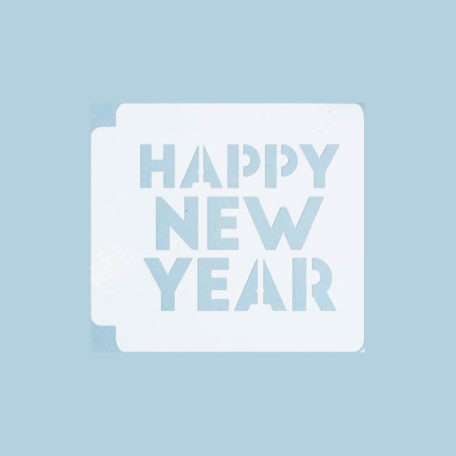 Happy New Year 783-B595 Stencil