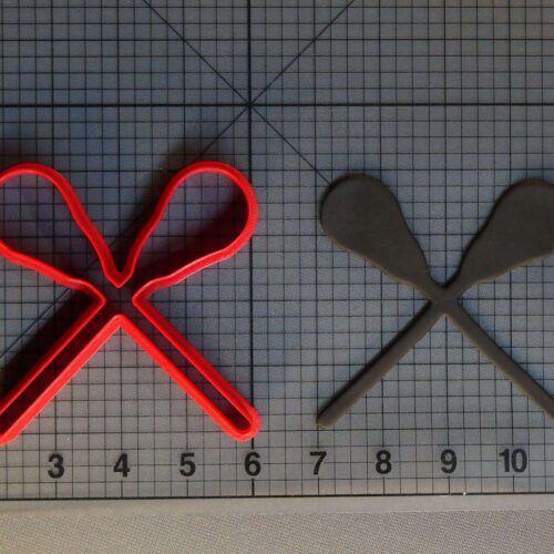 Lacrosse Sticks Silhouette 266-C392 Cookie Cutter