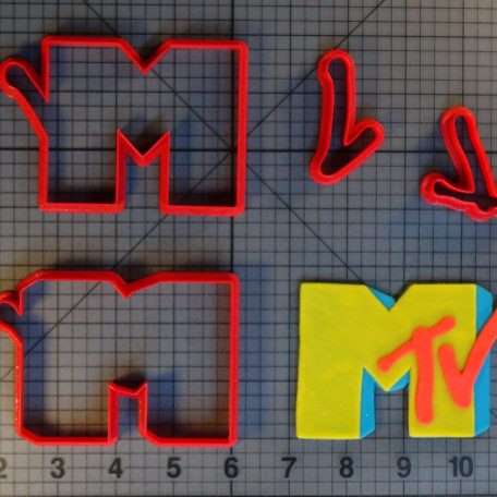 MTV Logo 266-C488 Cookie Cutter Set