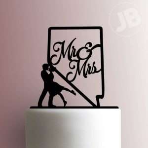 Mr and Mrs Nevada 225-827 Cake Topper
