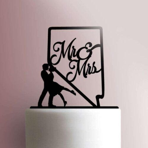 Mr and Mrs Nevada 225-827 Cake Topper