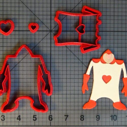 Alice in Wonderland - Card Heart 266-C657 Cookie Cutter Set