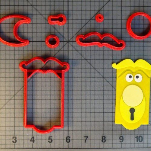 Alice in Wonderland - Door Knob 266-C617 Cookie Cutter Set