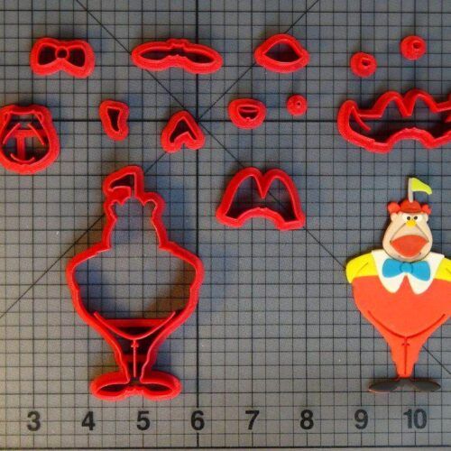 Alice in Wonderland - Tweedle Dum Body 266-C693 Cookie Cutter Set