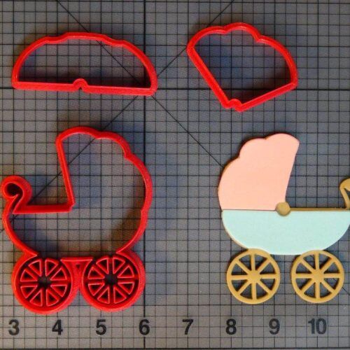 Baby Pram 266-C729 Cookie Cutter Set