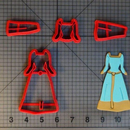 Brave - Merida Formal Dress 266-C699 Cookie Cutter Set